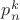 $p_n^{k}$