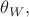 $\theta_W,$