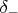 $\delta_-$