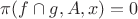 $\pi(f \cap g,A,x)=0$