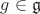 $g\in\mathfrak{g}$