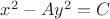 $x^{2}-Ay^{2}=C$