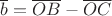 $\overline{b}=\overline{OB}-\overline{OC}$