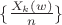 $\{\frac{X_k(w)}{n}\}$