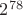 $2^{78}$