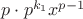 $p\cdot p^{k_1}x^{p-1}$ $p\cdot p^{k_1}x^{p-1}$