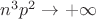 $n^3p^2 \to + \infty$