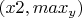 $(x2, max_y)$