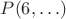 $P(6,\ldots)$