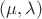 $(\mu, \lambda)$