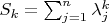 $S_k=\sum_{j=1}^n \lambda_j^k$
