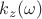 $k_z(\omega)$