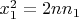 $x_1^2=2nn_1$
