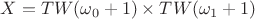 $ X=TW(\omega_0+1)\times TW(\omega_1+1)$