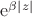 $\mathrm{e}^{\beta|z|}$