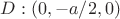 $D: (0, -a/2,0)$ $D: (0, -a/2,0)$