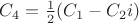 $C_4=\frac 12(C_1-C_2i)$