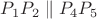 $P_1P_2\parallel P_4P_5$