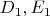 $D_1,E_1$