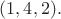 $(1,4,2).$