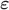 $\boldsymbol\varepsilon$