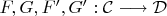 $F,G,F',G': {\mathcal C} \longrightarrow {\mathcal D}$