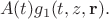 $$
A(t) g_1(t,z,\mathbf{r}).
$$