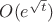 $O(e^{\sqrt t})$