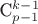 C_{p-1}^{k-1}$