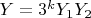 $Y = 3^kY_1Y_2$