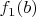 $f_1(b)$