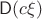 $\mathsf D(c\xi)$