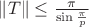 $\|T\|\le\frac\pi{\sin\frac\pi p}$