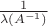 $\frac1{\lambda(A^{-1})}$