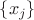 $\{x_j\}$