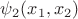 $\psi_2(x_1,x_2)$