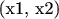 (x1, x2)