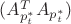 $(A^{T}_{p^{*}_t} A_{p^{*}_t})$
