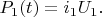 $P_1(t)=i_1U_1.$