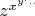 $z^{x^{y^.{..}}}$