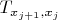 $T_{x_{j+1},x_j}$