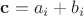 $\mathbf c=a_i+b_i$