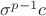 $\sigma^{p-1}c$