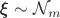 $\pmb\xi\sim\mathcal N_m$