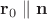 $\mathbf r_0 \parallel \mathbf n$