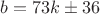 $b=73k\pm36$