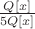 $\frac{Q[x]}{5Q[x]}$