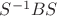 $S^{-1}BS$
