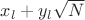 $x_{\l}+y_{\l}\sqrt{N}$