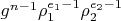 $g^{n-1} \rho_1^{e_1-1} \rho_2^{e_2-1}$